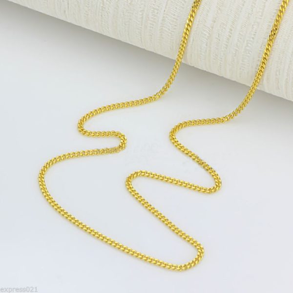 No.1372   4.2g  24k 순금 17" 순금 목걸이