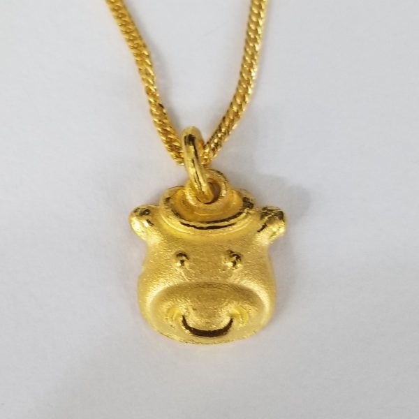 24k cow pendent 순금 금 송아지