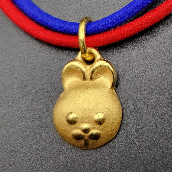rabbit 24k gold pendant 토끼 목걸이 한돈